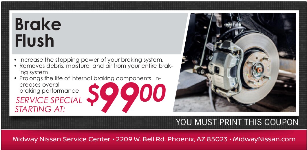 Brake Flush Coupon
