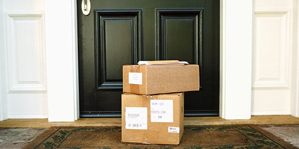Packages at Front Door