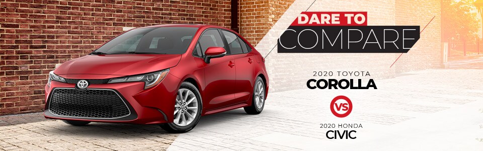 2020 Toyota Corolla vs. 2020 Honda Civic | Hutchinson, KS 2020 Toyota Corolla vs. 2020 Honda Civic | Hutchinson, KS