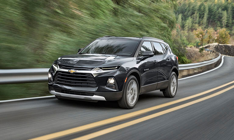Exterior Driving On A Forest Road