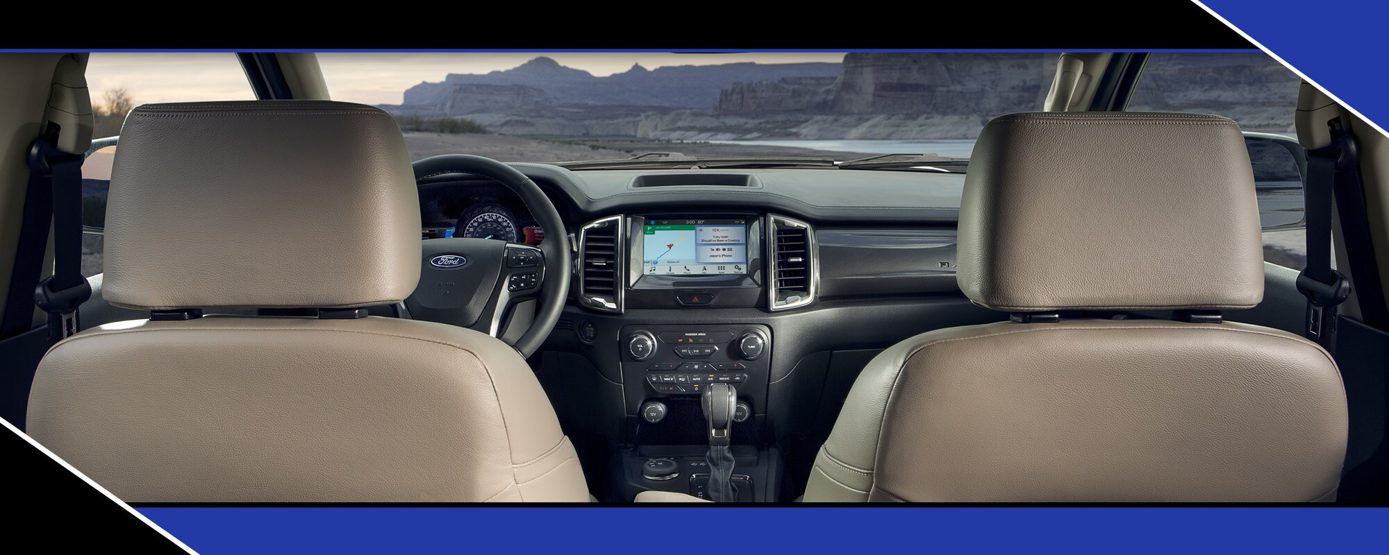 2020 Ford Ranger interior