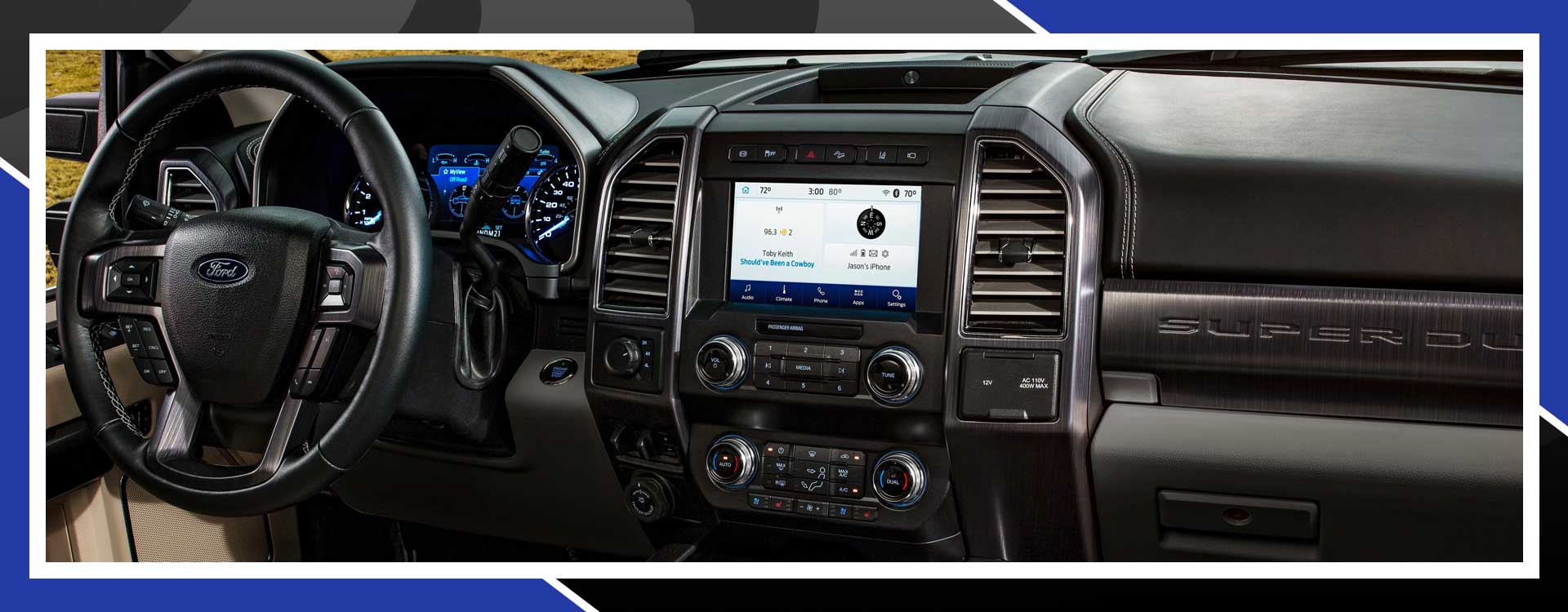 2021 Ford F-250 interior