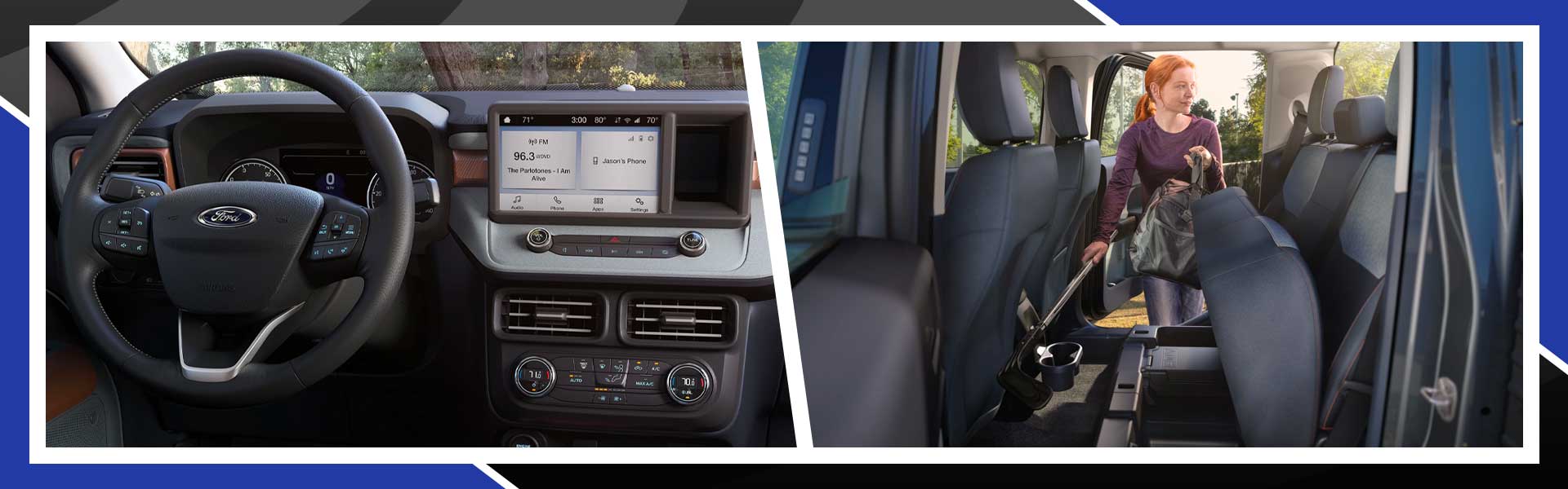 2022 Ford Maverick interior