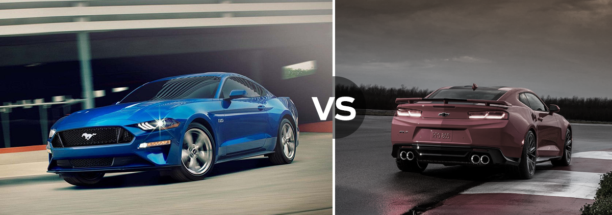 Mustang vs Camaro Ford Mustang vs Chevrolet Camaro