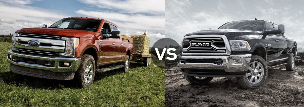 Super Duty vs 2500 Ford Super Duty F-250 vs Ram 2500