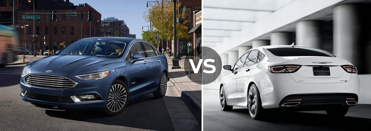 Fusion vs 200 Ford Fusion vs Chrysler 200