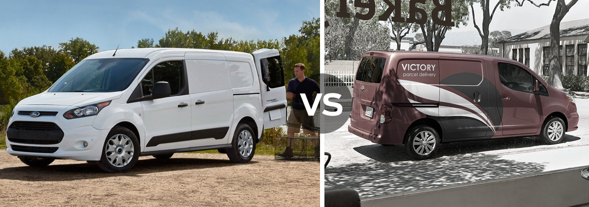 Transit Connect vs Express Ford Transit Connect vs Chevrolet Express