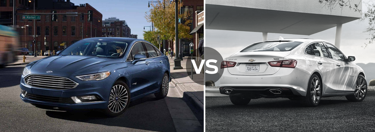Fusion vs Malibu Ford Fusion vs. Chevrolet Malibu