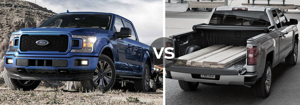 F150 vs Silverado Ford F-150 vs Chevrolet Silverado