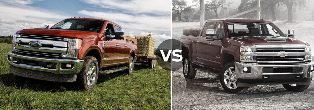Super Duty vs Silverado 2500HD Ford Super Duty vs Chevrolet Silverado 2500HD