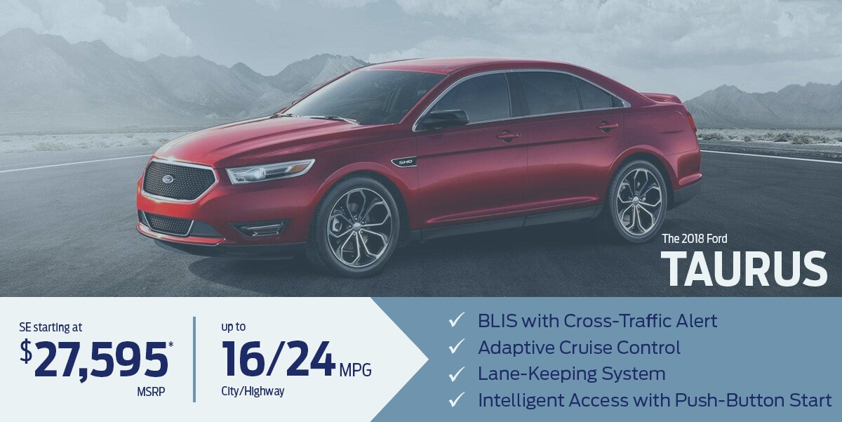 Learn more about the all-new 2018 Ford Taurus