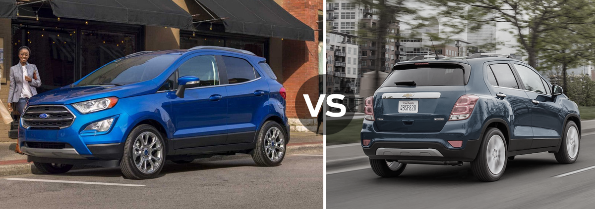 EcoSport vs Trax Ford EcoSport vs Chevrolet Trax