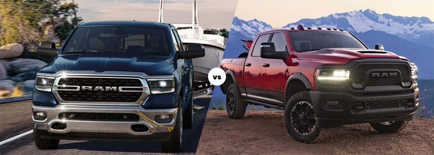 2023 RAM 1500 vs. 2500