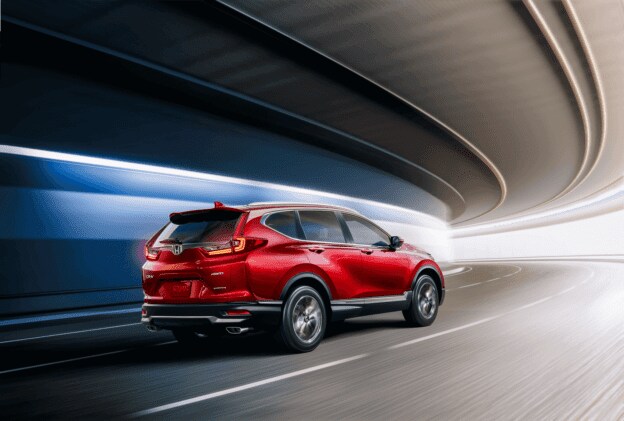 Red honda HR-V