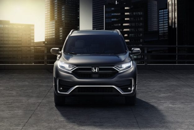 Silver Honda CR-V