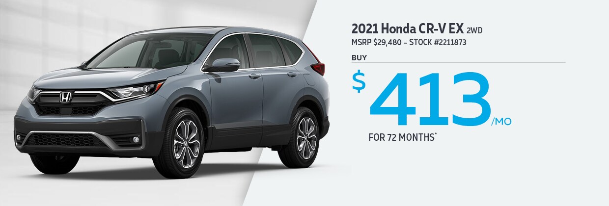 2021 Honda CR-V Buy for $413/MO for 72 months