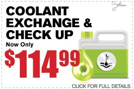 Coolant Flush & Check Up