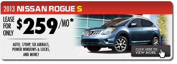 2013 Rogue S Lease Offers
