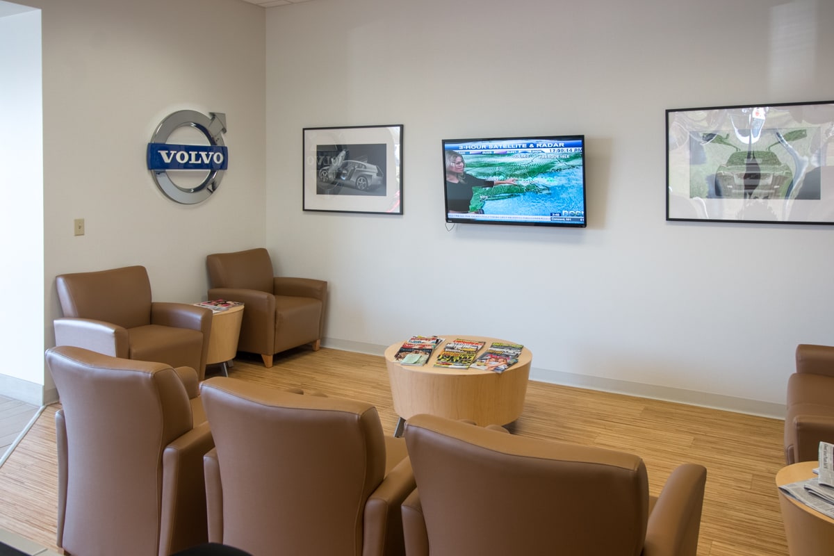 Miller Volvo service waiting area