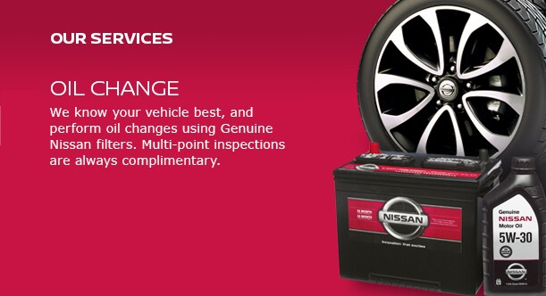 Willmar, MN Nissan Oil Change