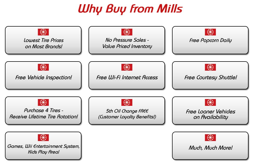 Just a few reasons to shop Mills Nissan