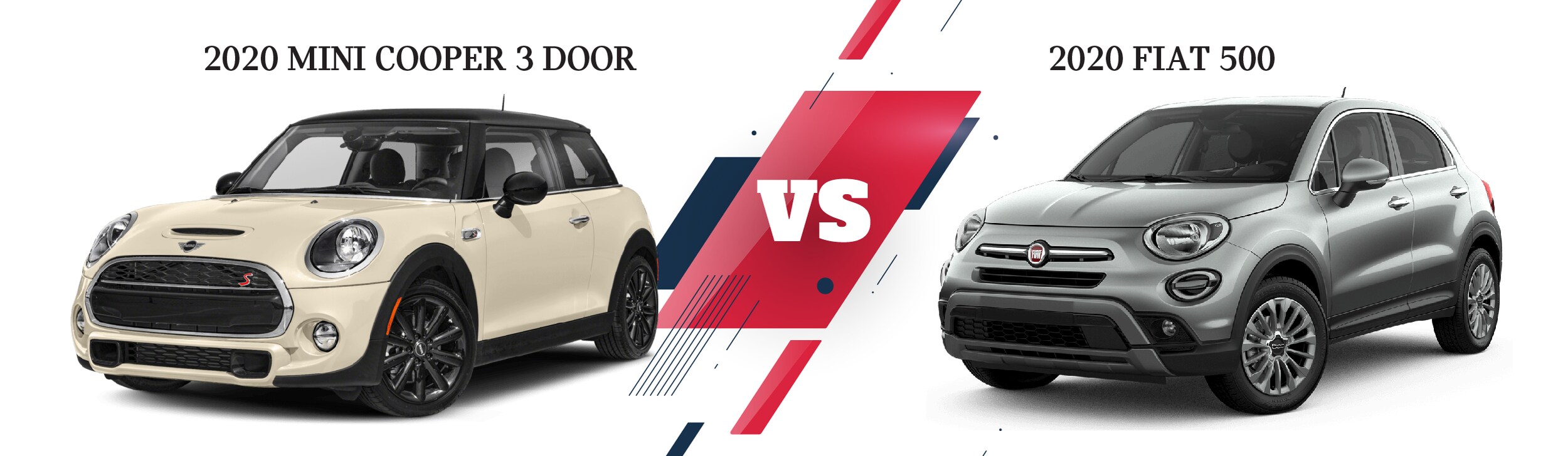 2020 MINI COOPER 3 DOOR vs 2020 FIAT 500 | MINI Edmonton 2020 MINI COOPER 3 DOOR vs 2020 FIAT 500 | MINI Edmonton