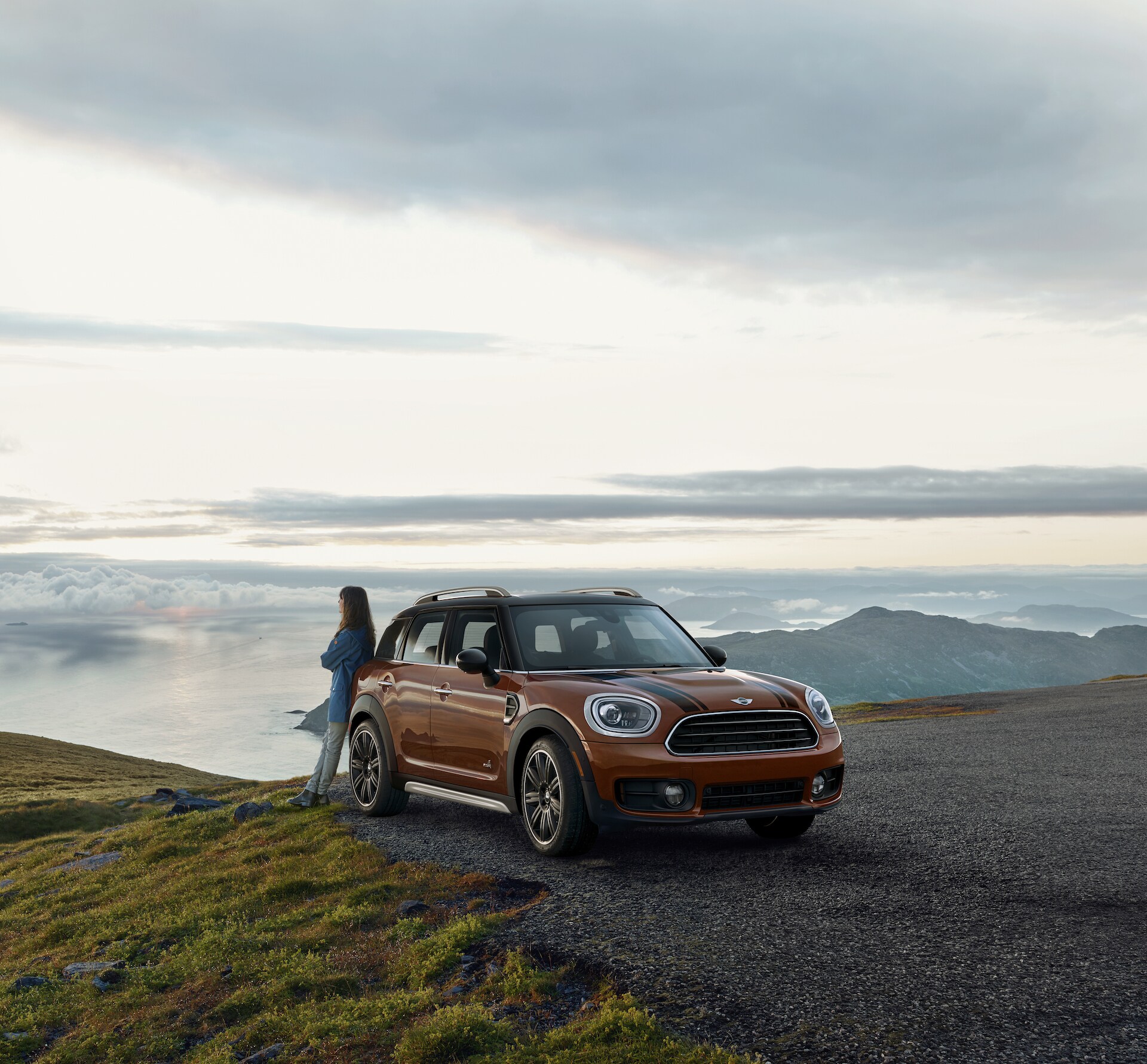 Shop from Home at MINI of Baltimore County | 2020 MINI parked on oceanside cliff