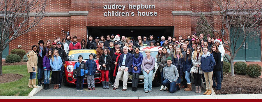 MINI holiday toy drive and rally at Audrey Hepburn Children's House in Hackensack, NJ