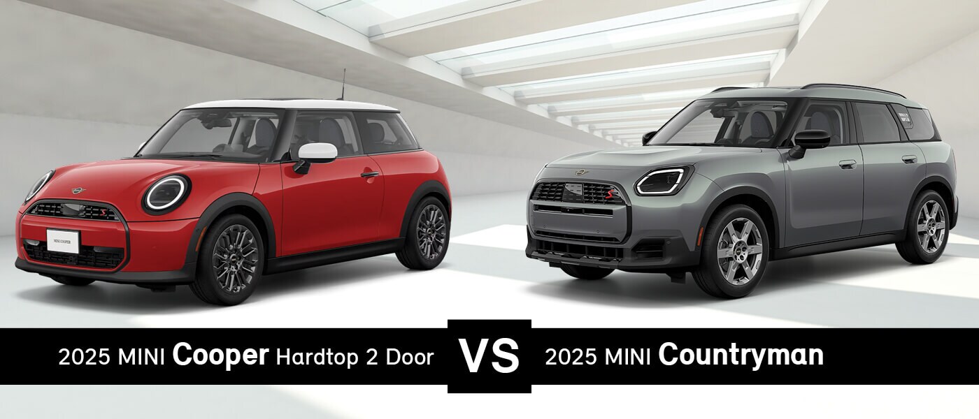 2025 MINI Countryman vs. MINI Cooper Hardtop 2 Door