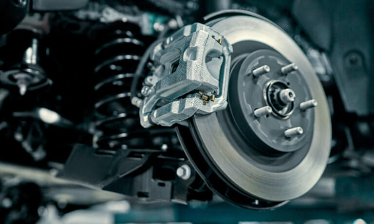 Service Brakes Up Close