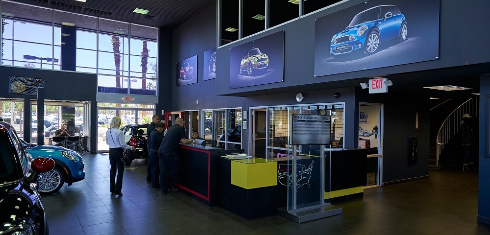 Paradise MINI Dealership View of MINI of Las Vegas in the Paradise area