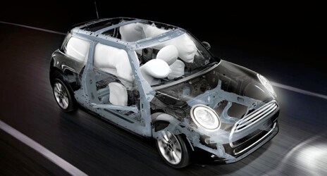 2019 MINI Cooper Hardtop equipped with multiple airbags for safety