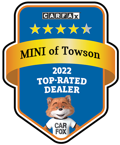 MINI of Towson CARFAX Top-Rated Dealer badge