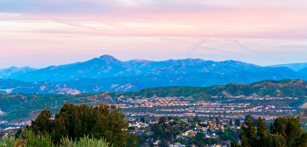View of the Santa Clarita area View of the Santa Clarita area