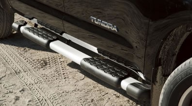 2011 toyota tundra brushed stainless steel step boards #6