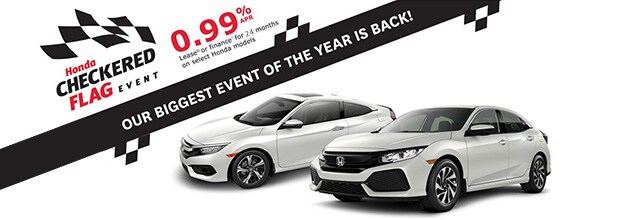 Click to learn more Honda Checkered Flag Event