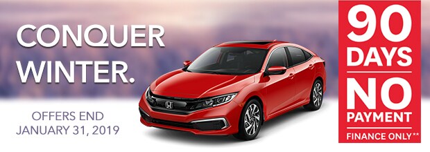 Conquer Winter with Honda