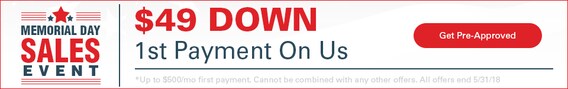 Memorial Day Sales Event