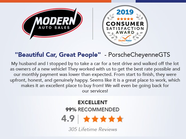 DealerRater 2019 Consumer Satisfaction Award Winner