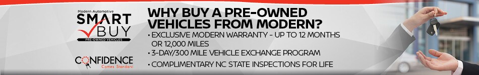 Why Buy A Pre-Owned Vehicles From Modern?