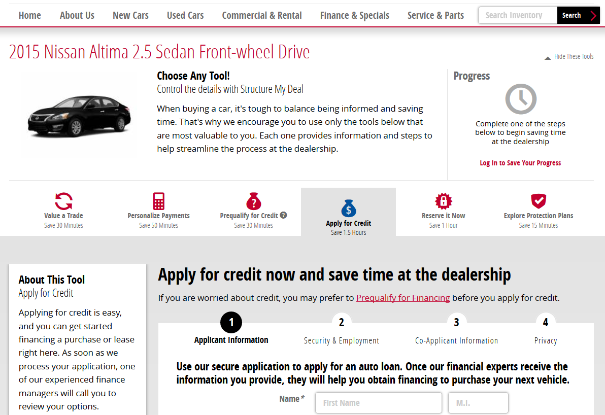 Apply for Credit