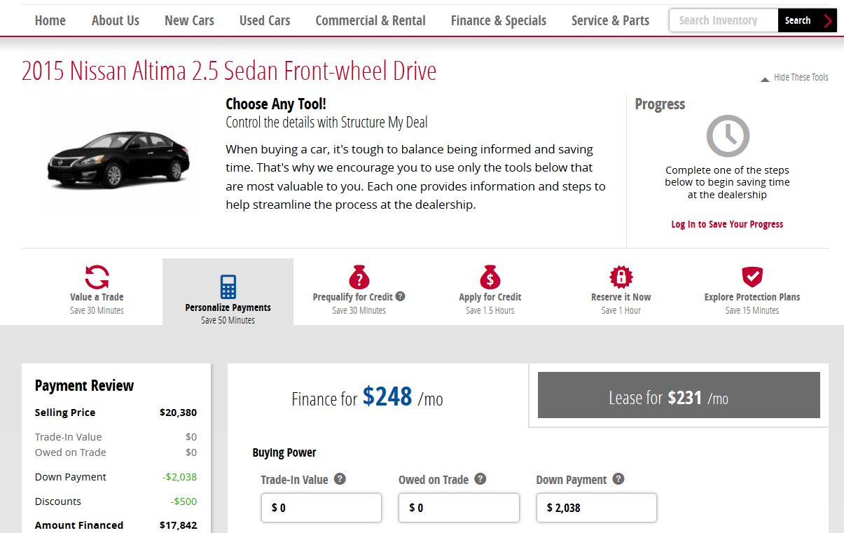 Personalize Payments