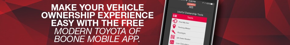 Modern Toyota of Boone Mobile App