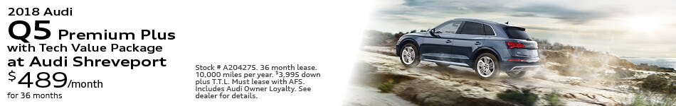 New 2018 Audi Q5 Lease Offer at Audi Shreveport