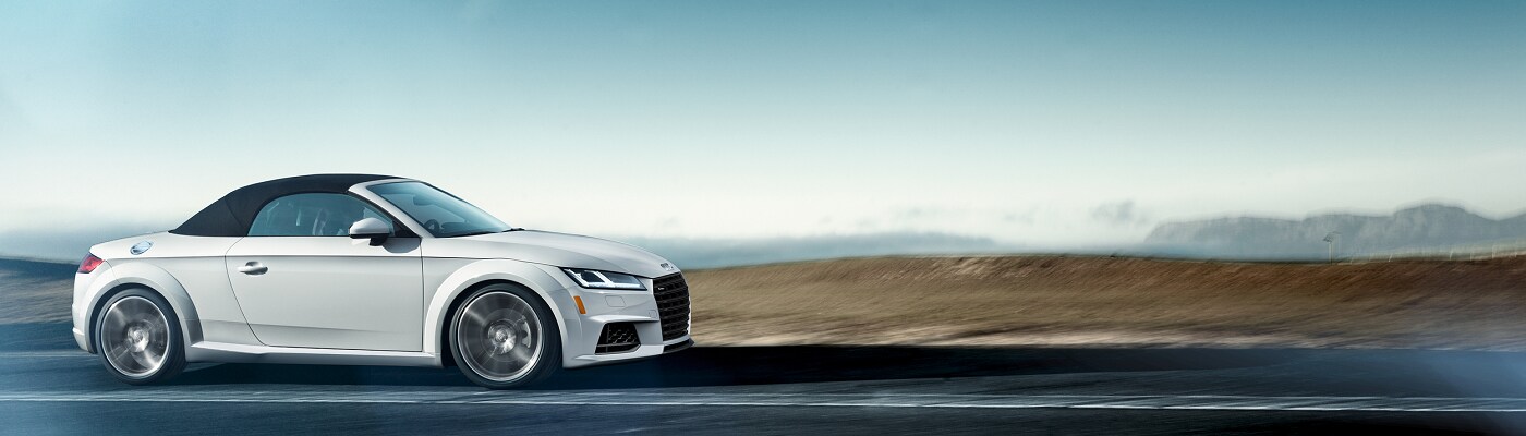 Audi TT Audi TT driving on the road