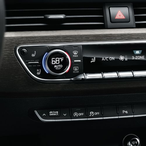 Audi A5 climate control and
drive select
