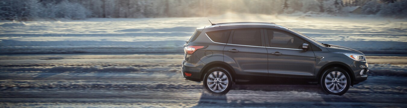 2017 Ford Escape in a Glastonbury winter