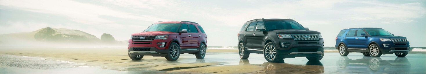 2017 Ford Explorer lineup in Glastonbury, CT