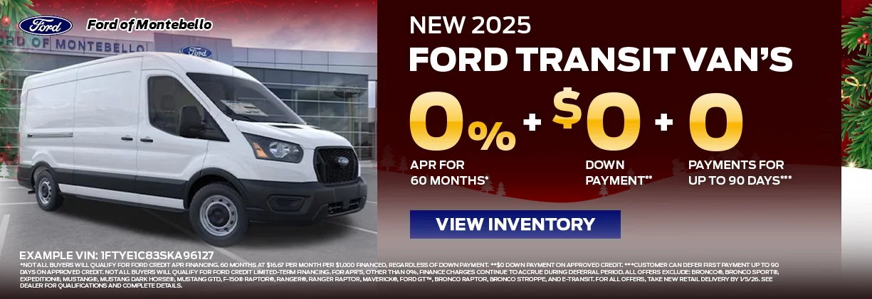 New Ford Special in Montebello New Ford Special in Montebello