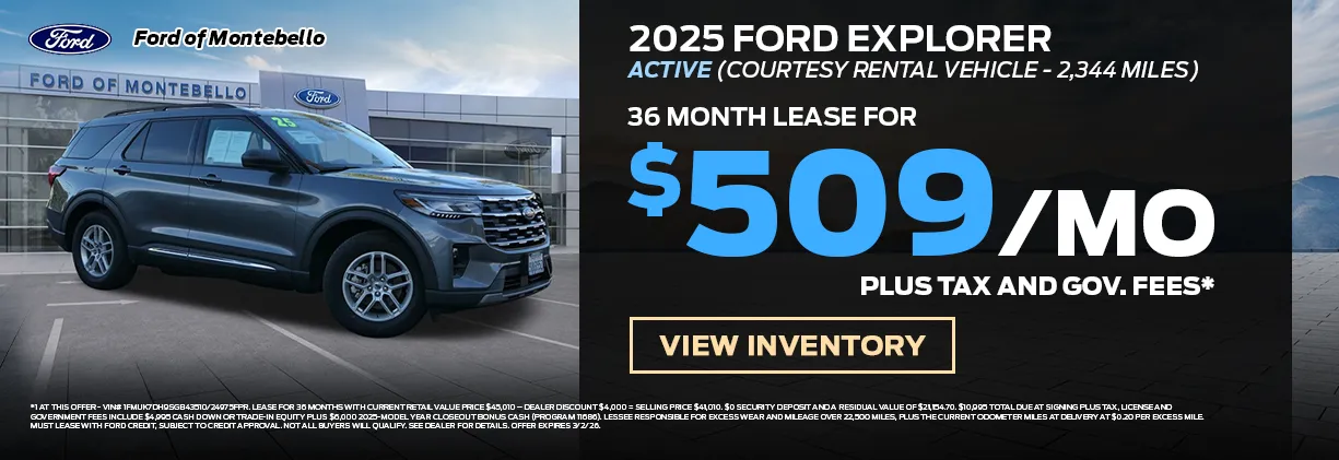 New Ford Special in Montebello New Ford Special in Montebello